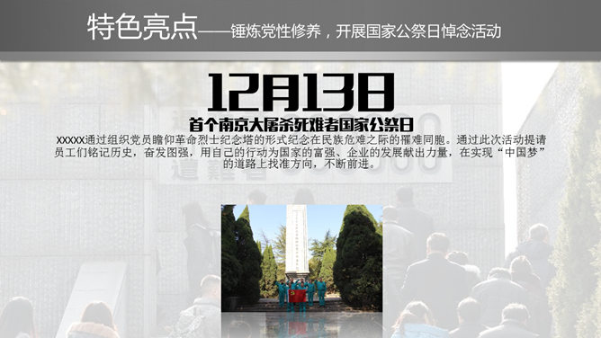 党政党建工作汇报PPT模板_第12页PPT效果图