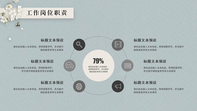 淡雅唯美春天燕子PPT模板_第3页PPT效果图