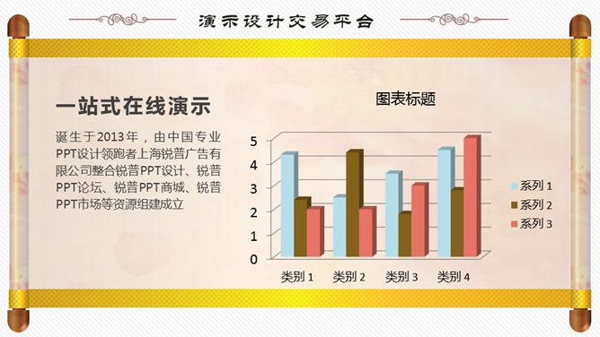 花韵古典风格PPT模板下载_第6页PPT效果图