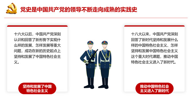 四史学习教育培训PPT模板_第6页PPT效果图