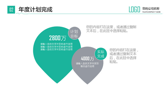 实用年度工作总结计划PPT模板_第6页PPT效果图