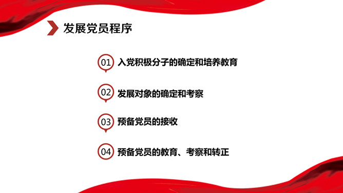 党政知识学习培训PPT模板_第2页PPT效果图