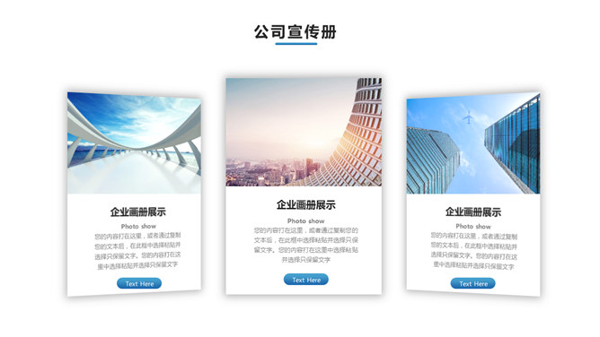 公司宣传介绍画册PPT模板_第5页PPT效果图