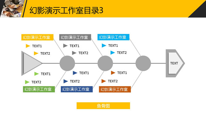 黑黄配色大气商务汇报PPT模板_第7页PPT效果图