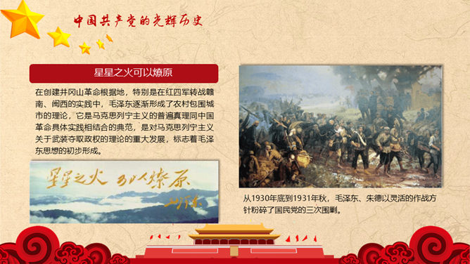 学习党史增强党性PPT模板_第6页PPT效果图