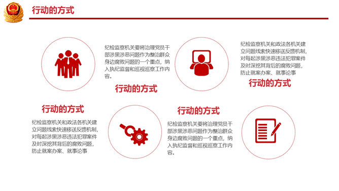 扫黑除恶打击犯罪PPT模板_第13页PPT效果图