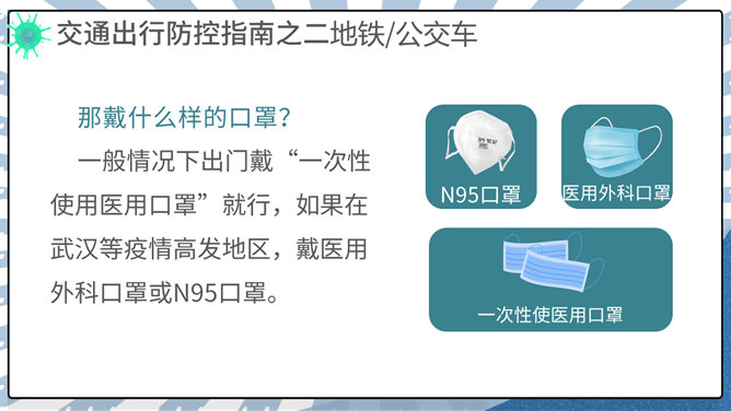 交通出行新冠病毒防控PPT模板_第11页PPT效果图
