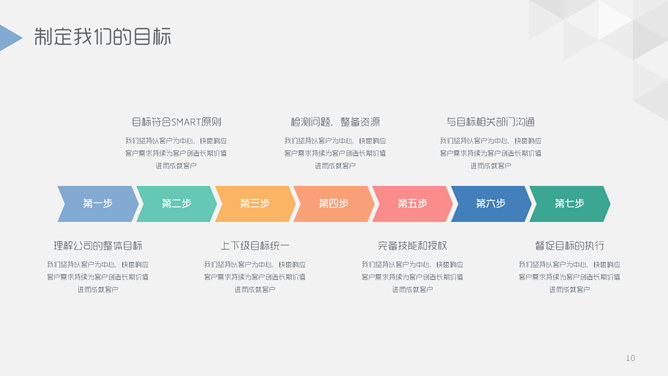 简洁创意三角公司介绍PPT模板_第9页PPT效果图