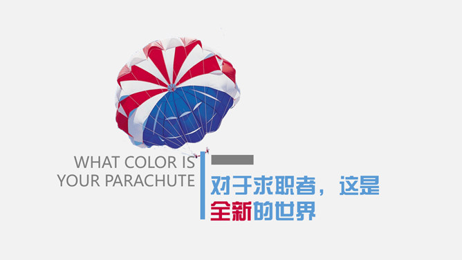 《你的降落伞是什么颜色》读书笔记PPT_第4页PPT效果图