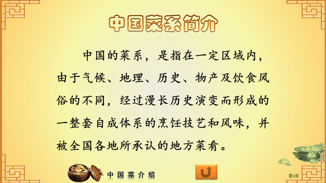 中国八大菜系介绍PPT_第2页PPT效果图