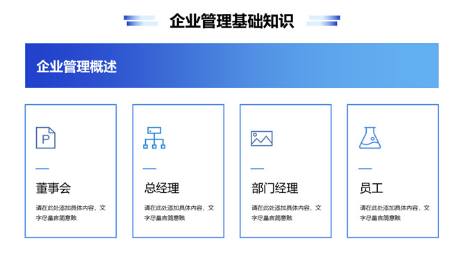 企业管理基础知识培训PPT模板_第4页PPT效果图