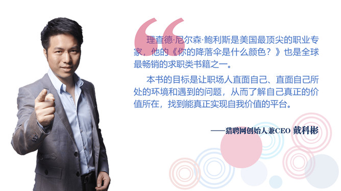 《你的降落伞是什么颜色》读书笔记PPT_第2页PPT效果图
