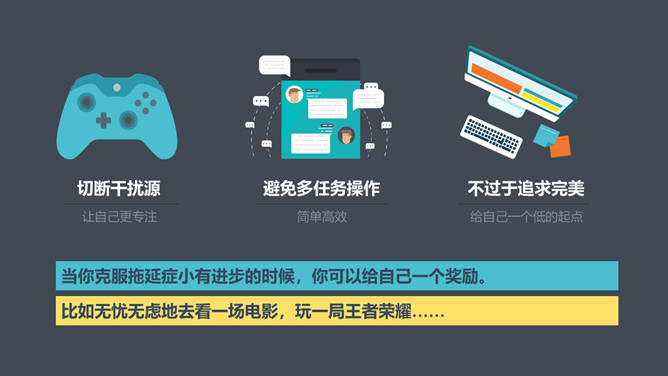 如何搞定拖延症PPT作品_第12页PPT效果图