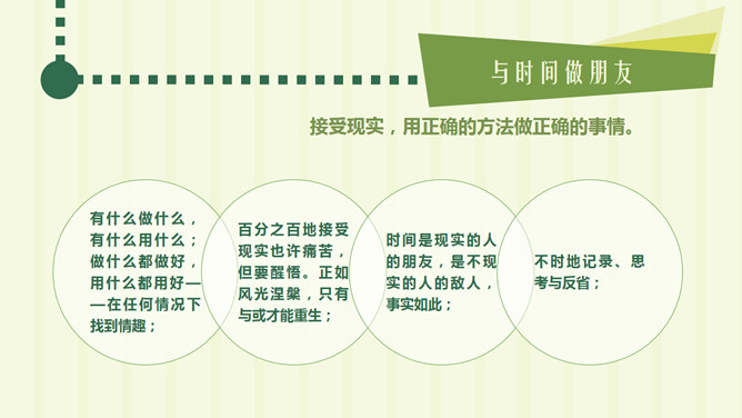 把时间当做朋友读书笔记PPT_第14页PPT效果图
