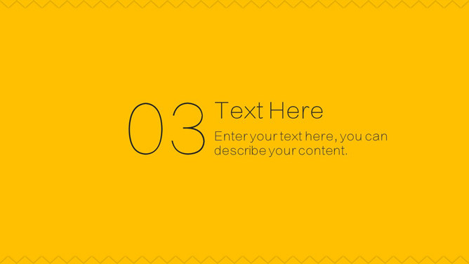 黄色纯文字线条极简PPT模板_第6页PPT效果图