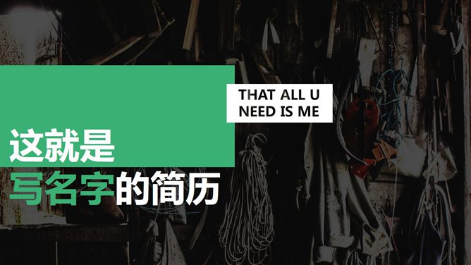 广告类专业求职简历PPT模板_第0页PPT效果图