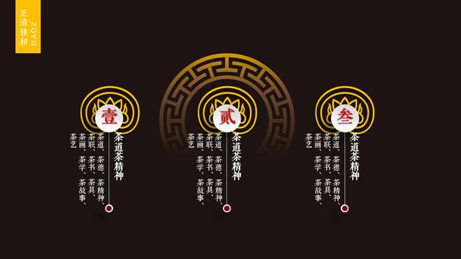 中国风茶艺茶道茶文化PPT模板_第11页PPT效果图