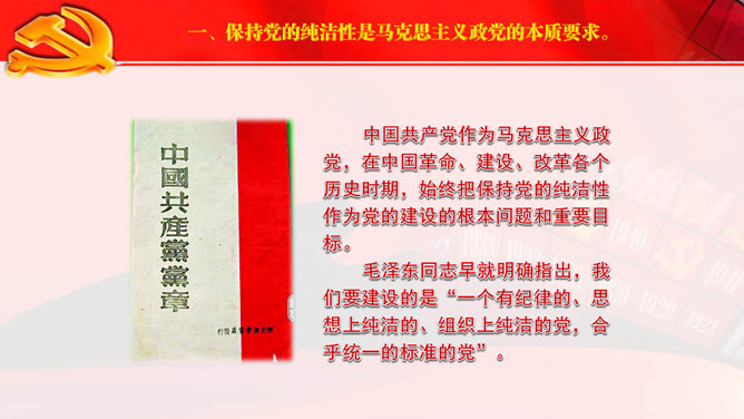 保持党的纯洁性PPT范文_第4页PPT效果图