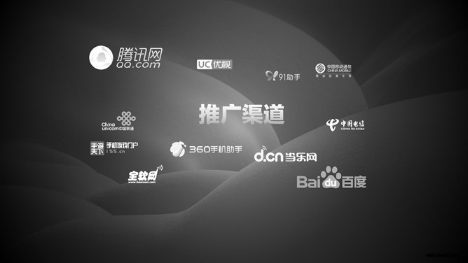 网络游戏创业计划书PPT模板_第5页PPT效果图