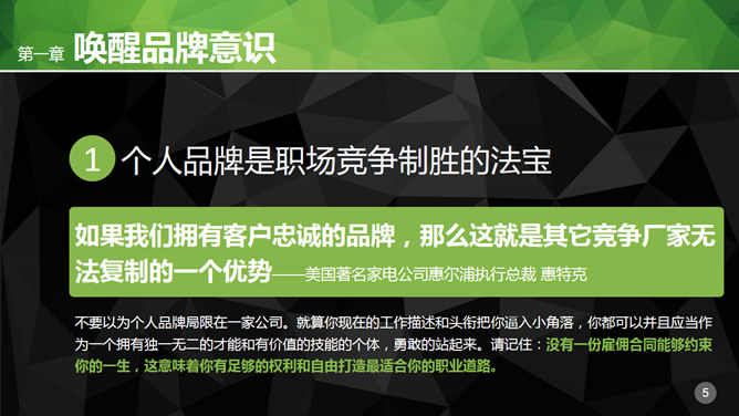 职场个人品牌PPT培训课件_第4页PPT效果图