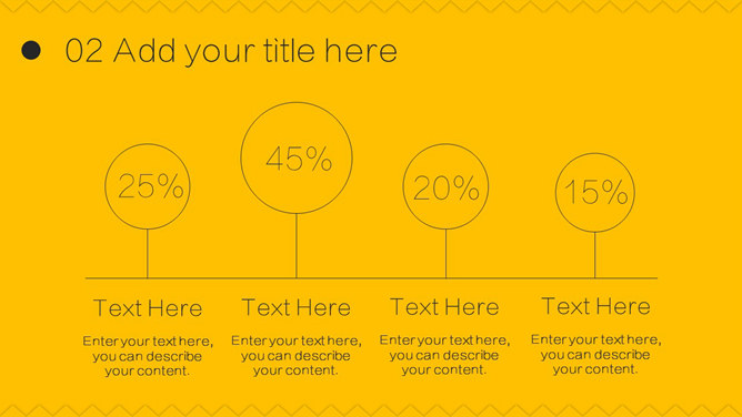 黄色纯文字线条极简PPT模板_第5页PPT效果图