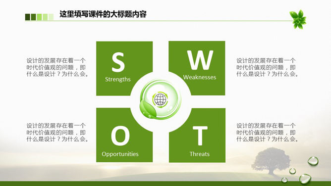 精美环境保护主题PPT模板_第3页PPT效果图