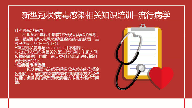 新型冠状病毒知识培训PPT模板_第3页PPT效果图