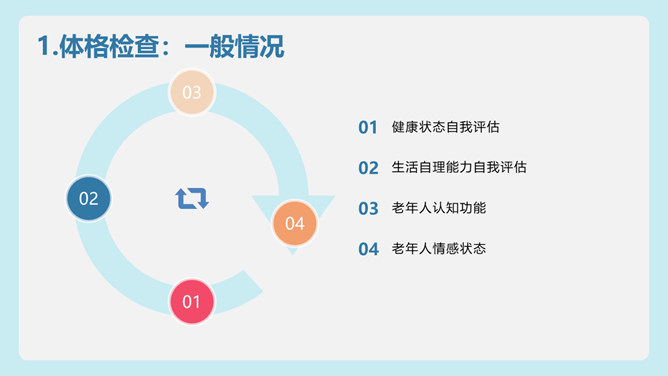 老年人健康管理PPT模板_第9页PPT效果图