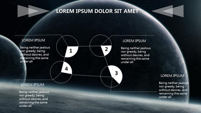 科技感浩瀚宇宙星空PPT模板_第4页PPT效果图