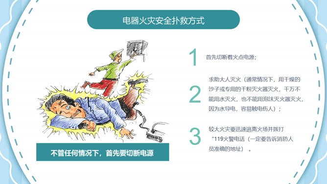 安全用电主题班会PPT模板_第6页PPT效果图