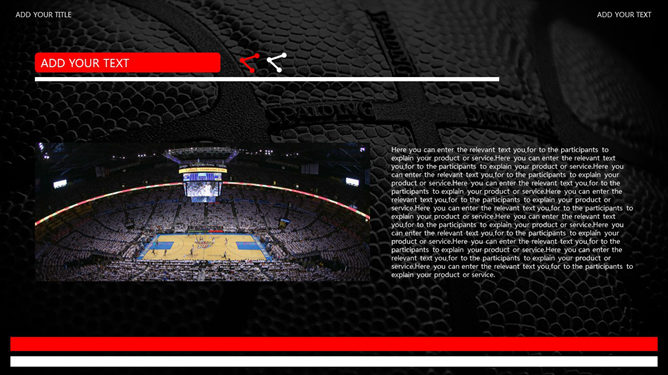 NBA篮球主题PPT模板_第3页PPT效果图