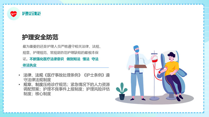 护理安全管理教育培训PPT模板_第14页PPT效果图