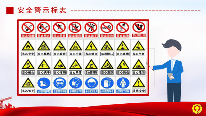 安全生产月安全知识PPT模板_第14页PPT效果图