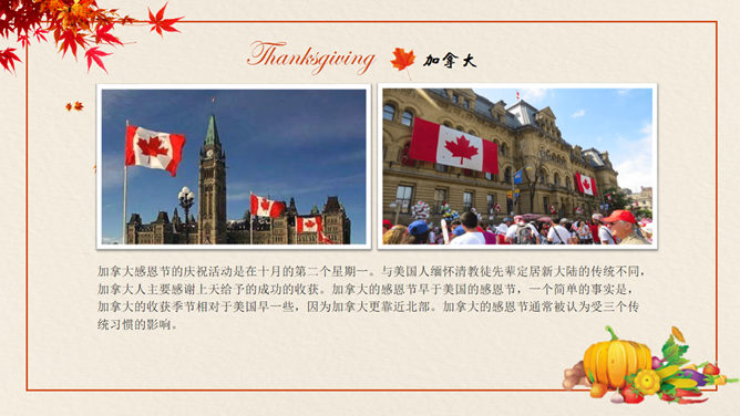 北美节日感恩节介绍PPT模板_第7页PPT效果图
