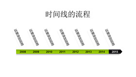 9页时间线PPT模板素材合集