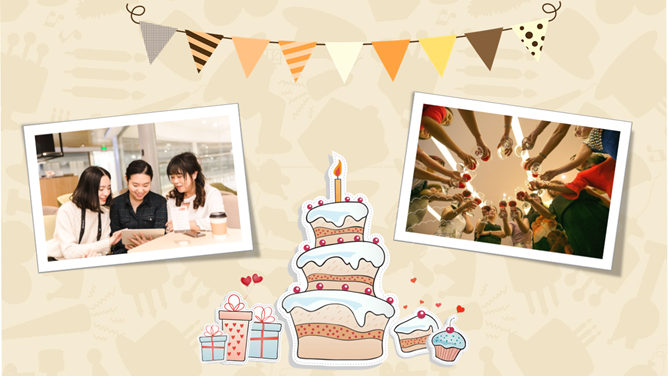 可爱卡通祝你生日快乐PPT模板_第10页PPT效果图