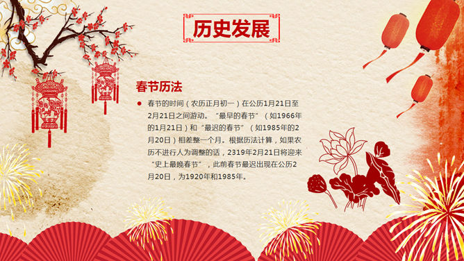 春节传统习俗介绍PPT模板_第6页PPT效果图