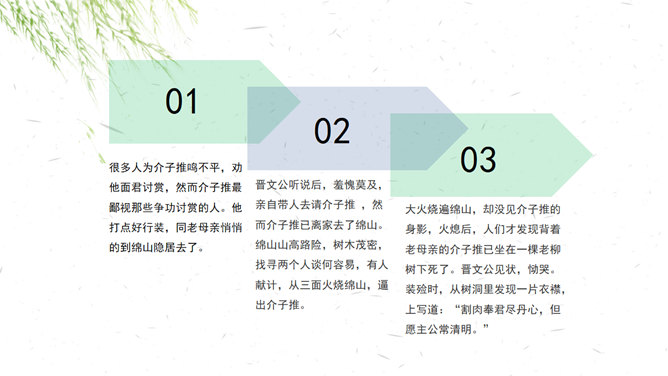 清明节习俗介绍PPT模板_第5页PPT效果图