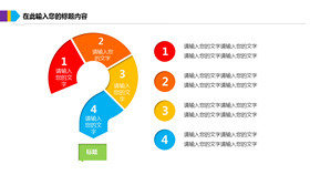 问号问题要点罗列PPT模板