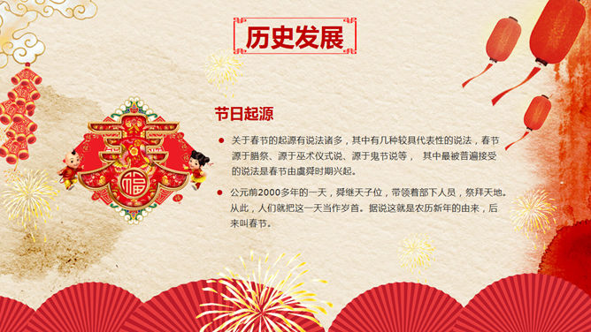 春节传统习俗介绍PPT模板_第3页PPT效果图