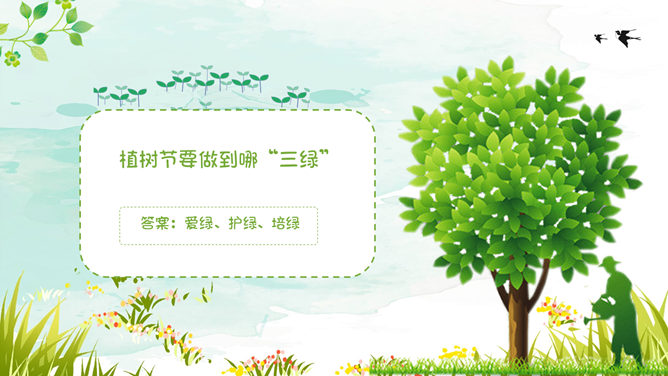 植树节主题班会PPT模板_第12页PPT效果图