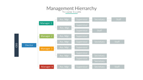 管理组织机构图PPT素材