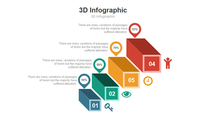 3D立体台阶PPT图形素材_第0页PPT效果图