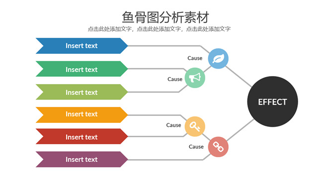 多个因素鱼骨图分析PPT素材_第0页PPT效果图