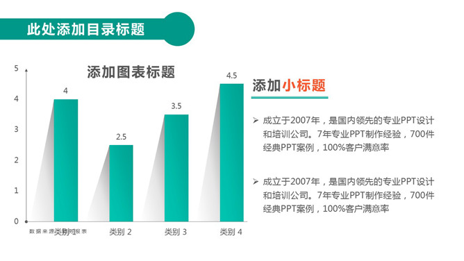 长阴影效果PPT柱形图模板_第0页PPT效果图