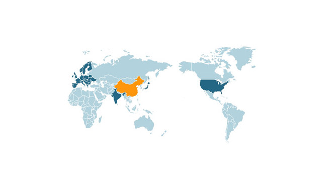 可填充颜色世界地图PPT模板_第0页PPT效果图