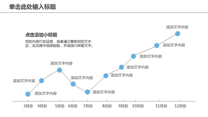 月份数据统计折线图PPT模板_第0页PPT效果图