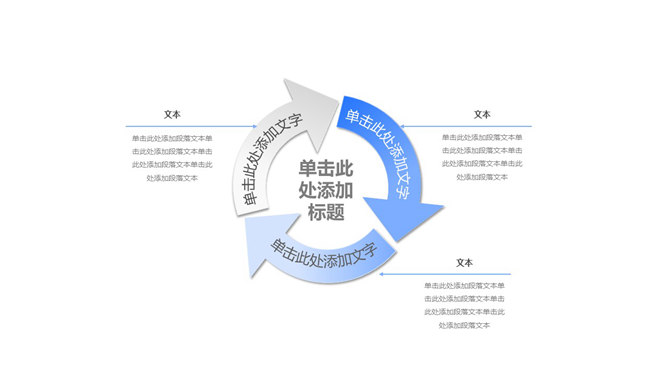 简洁三项循环关系PPT图表_第0页PPT效果图