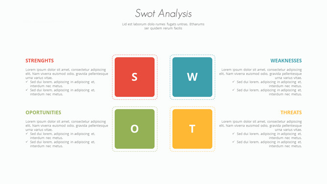 简约SWOT分析PPT素材_第0页PPT效果图
