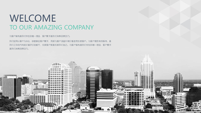 精美实用公司介绍PPT模板_第1页PPT效果图